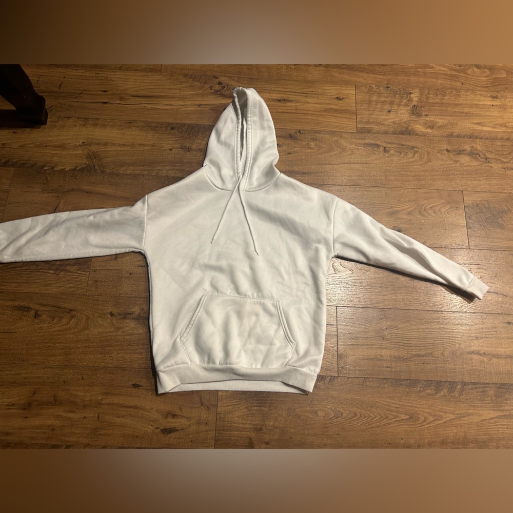 White sweatshirt